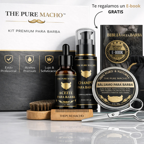 PureMacho - Premium Beard KIT